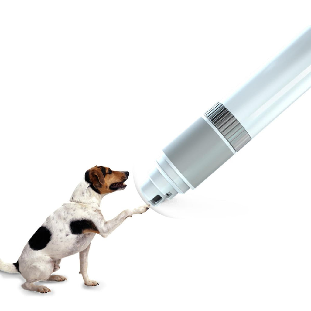 Electric Pet Nail Grinder Trimmer with Finger-Hold Silicone Absorption T333