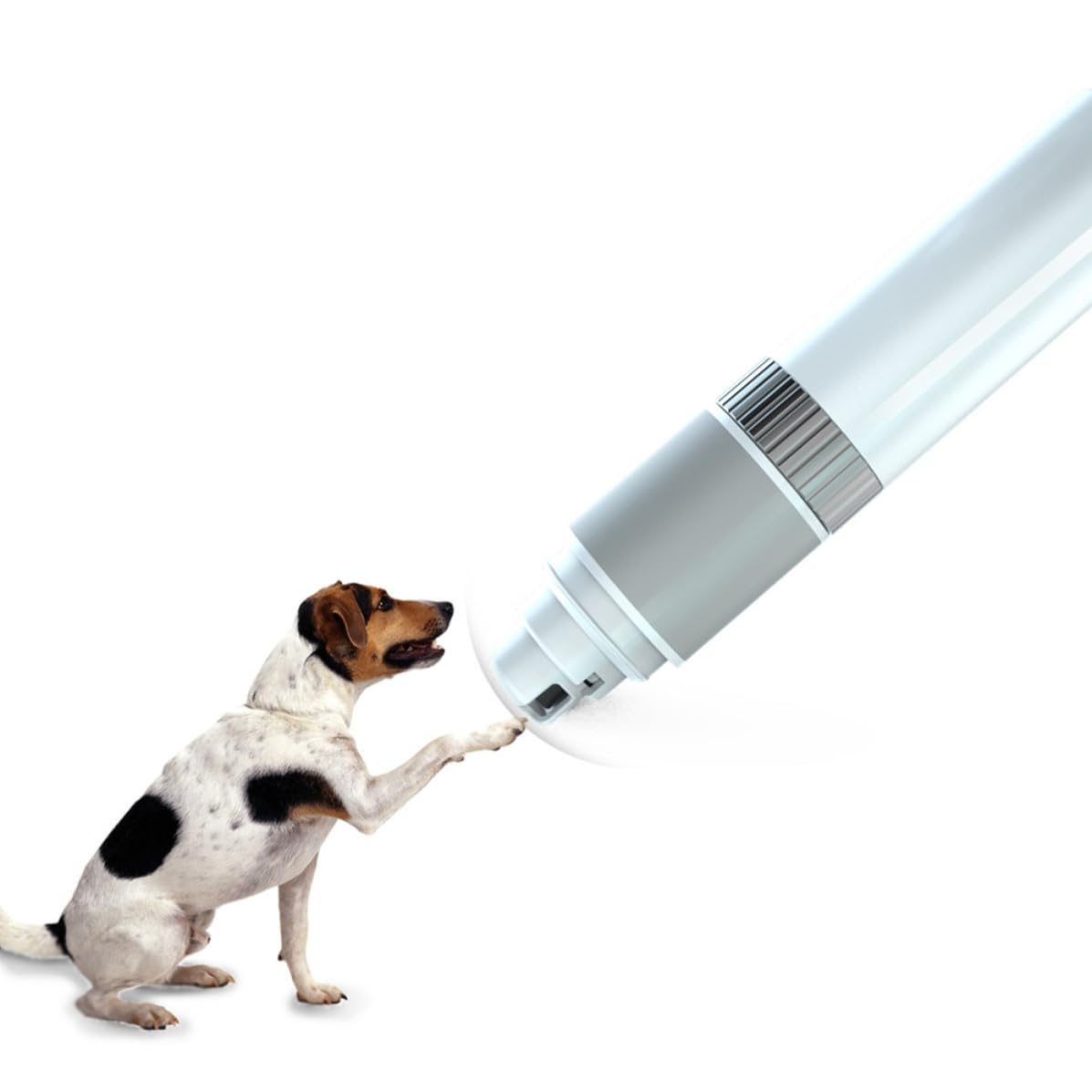 Electric Pet Nail Grinder Trimmer with Finger-Hold Silicone Absorption T333