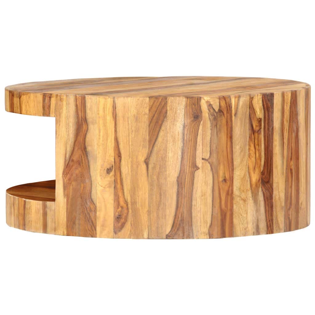 Natural Solid Sheesham Wood Coffee Table Z6059