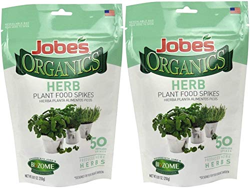 Organic Herb Fertilizer Spikes 50 Spikes 2-Pack U486