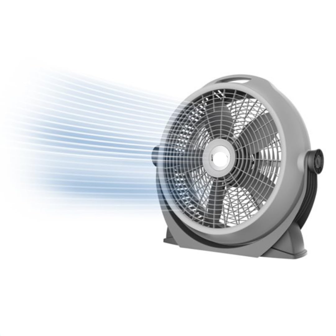 20" 3 Speed Pivoting Air Circulator Floor Fan Y128