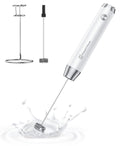 Rechargeable Milk Frother with 2 Detachable Whisks W958652