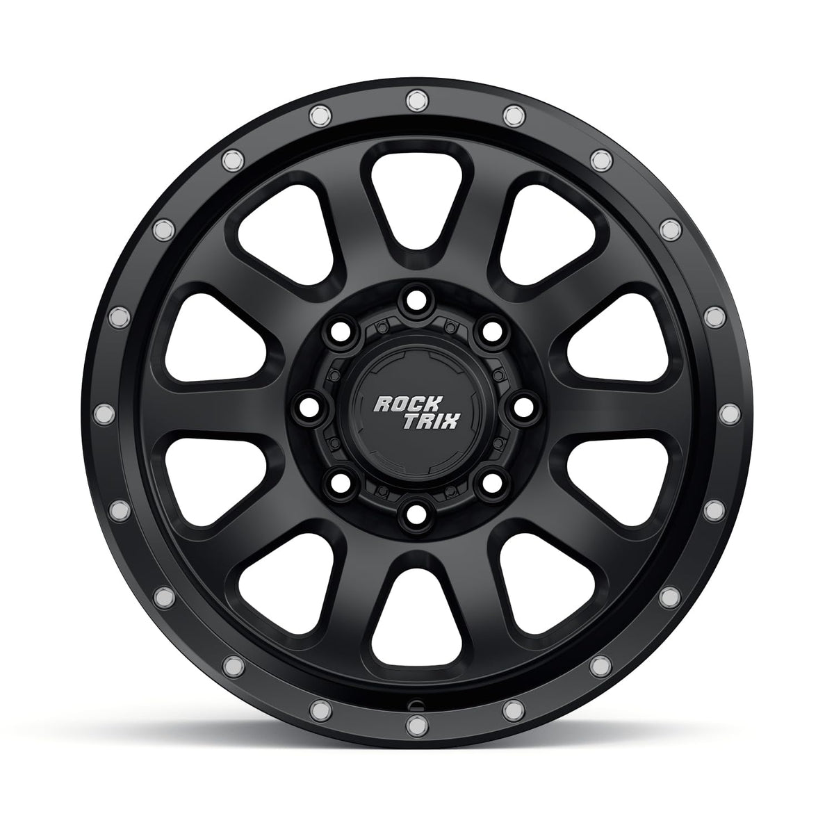 20x9 inch Off-Road Wheels 8x165.1 8x6.5 Bolt Pattern -12mm Offset Black Rims N960