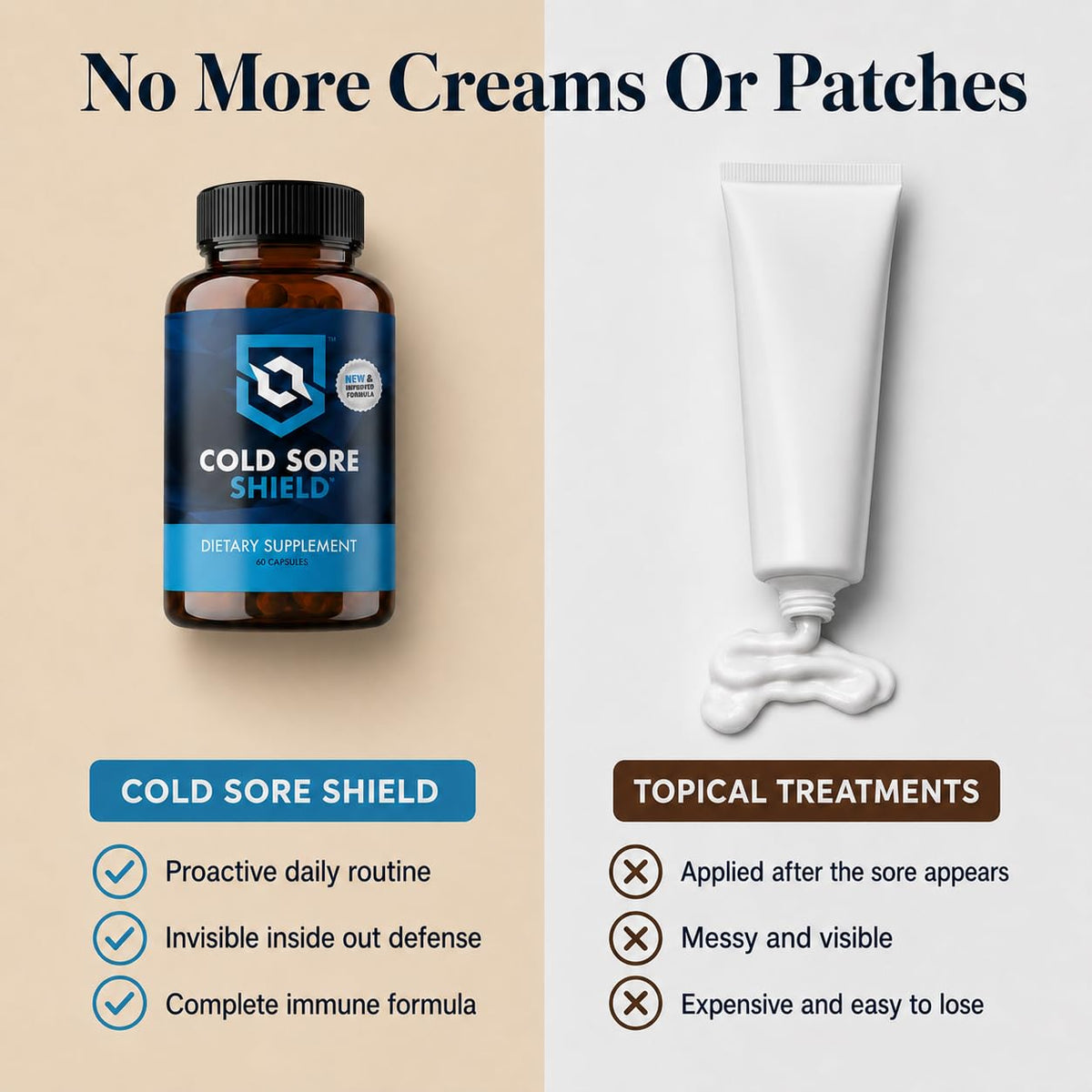Cold Sore Supplement 60 Count A18025
