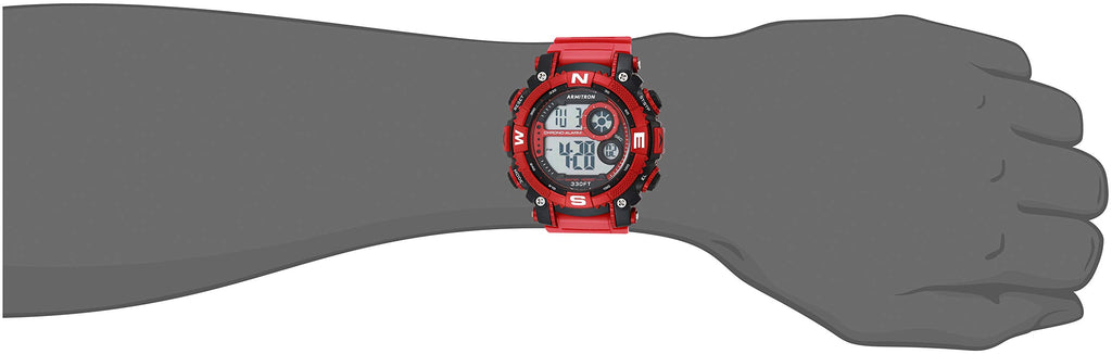Digital Chronograph Resin Strap Watch T135482