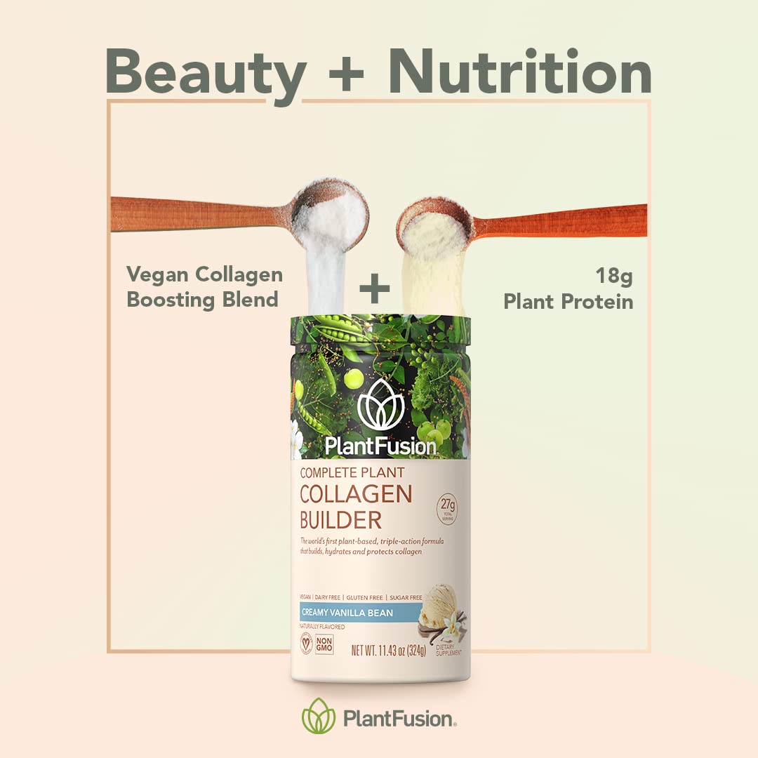 Vegan Collagen Protein Powder Unflavored 10.58 oz S936