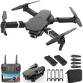 Foldable RC Quadcopter Drone with 1080P Camera, 2 Batteries, Carrying Case E76369