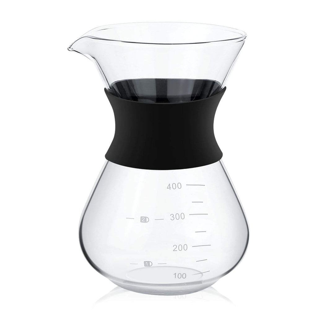 Pour Over Coffee Maker, Paperless Glass Dripper 400ML R114