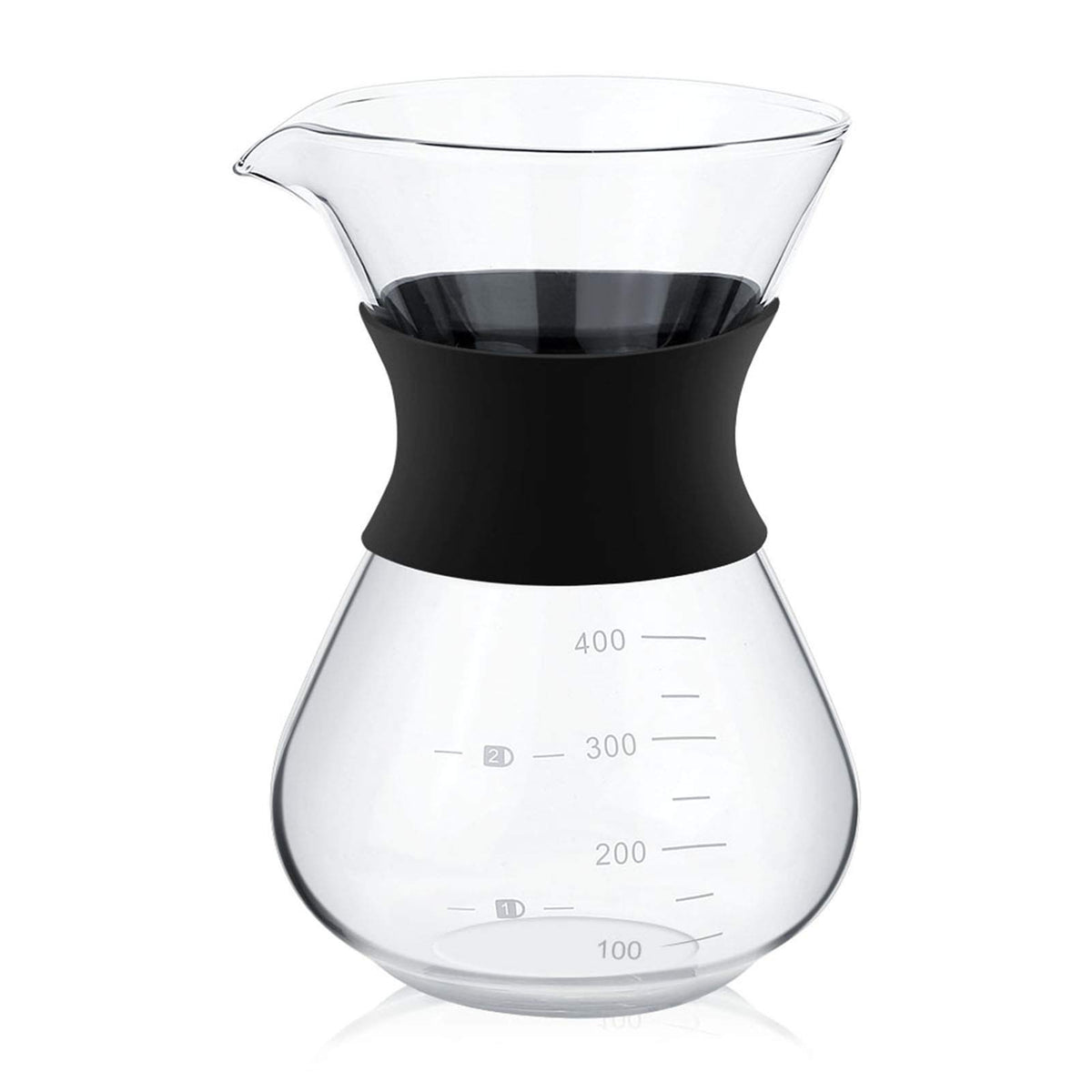 Pour Over Coffee Maker, Paperless Glass Dripper 400ML R114