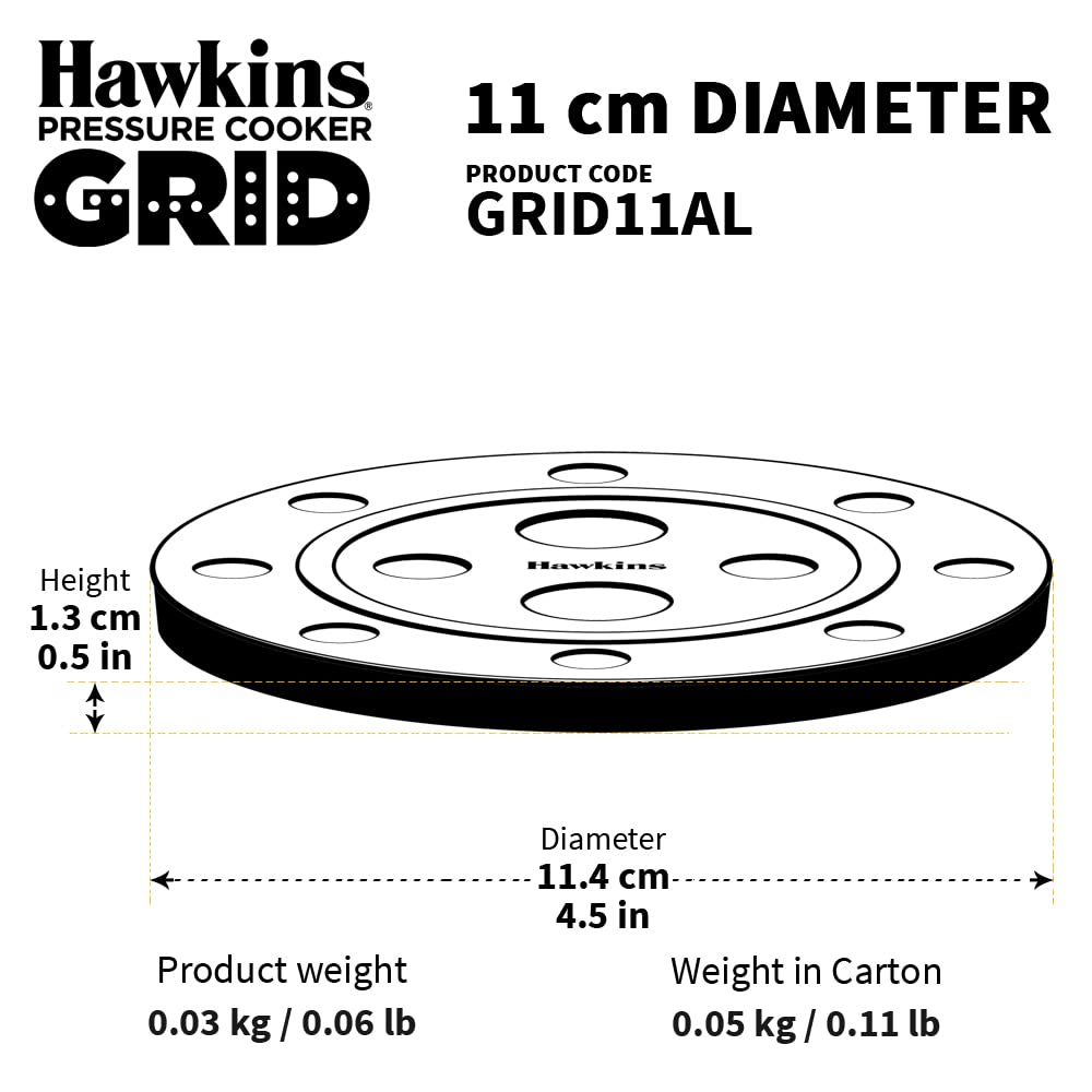 11 cm Aluminium Pressure Cooker Grid Q556125