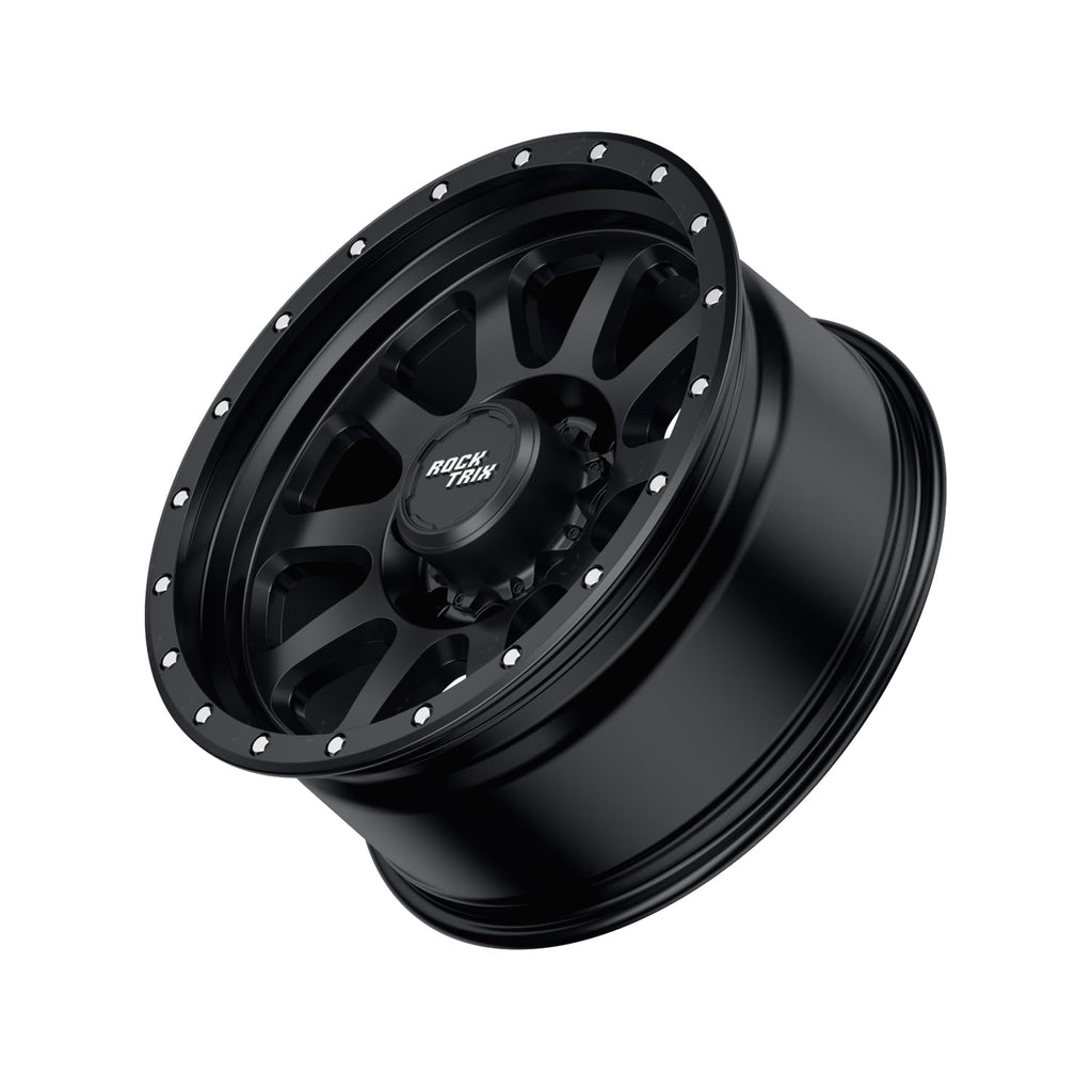 20x9 inch Off-Road Wheels 8x165.1 8x6.5 Bolt Pattern -12mm Offset Black Rims N960