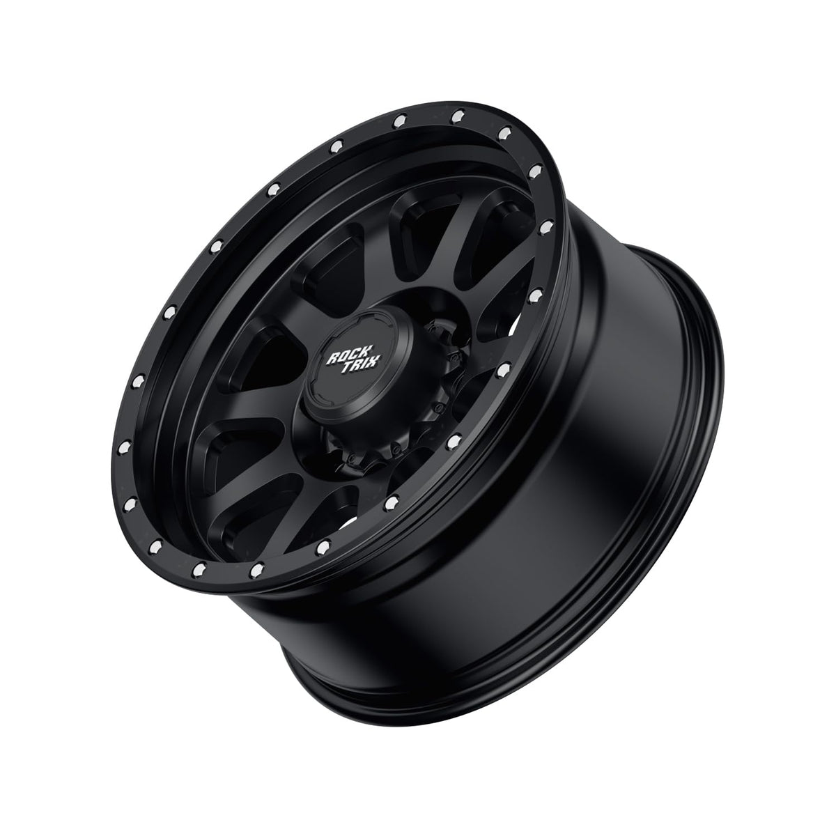 20x9 inch Off-Road Wheels 8x165.1 8x6.5 Bolt Pattern -12mm Offset Black Rims N960