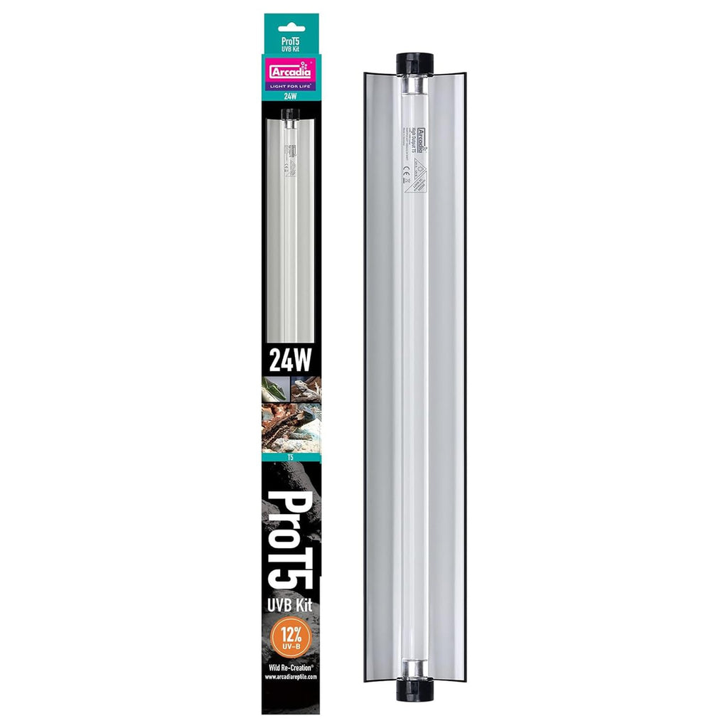 22.5" 24 Watts 12% UVB Desert Reptile Light Fixture Kit R763666