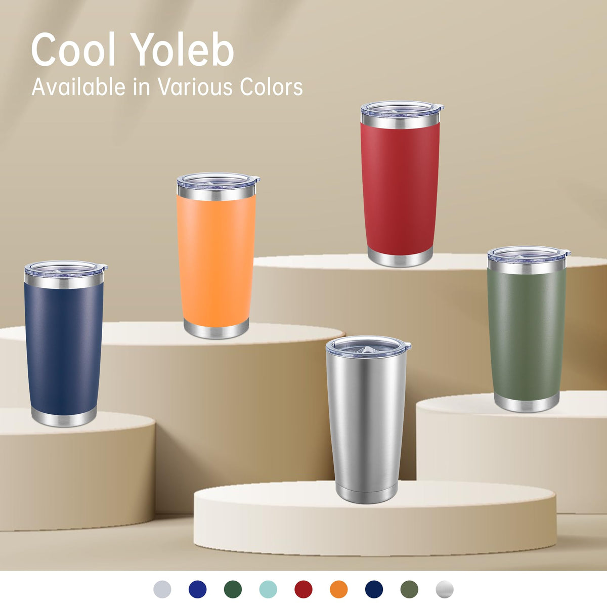 20 oz Stainless Steel Insulated Tumbler with Lid T934