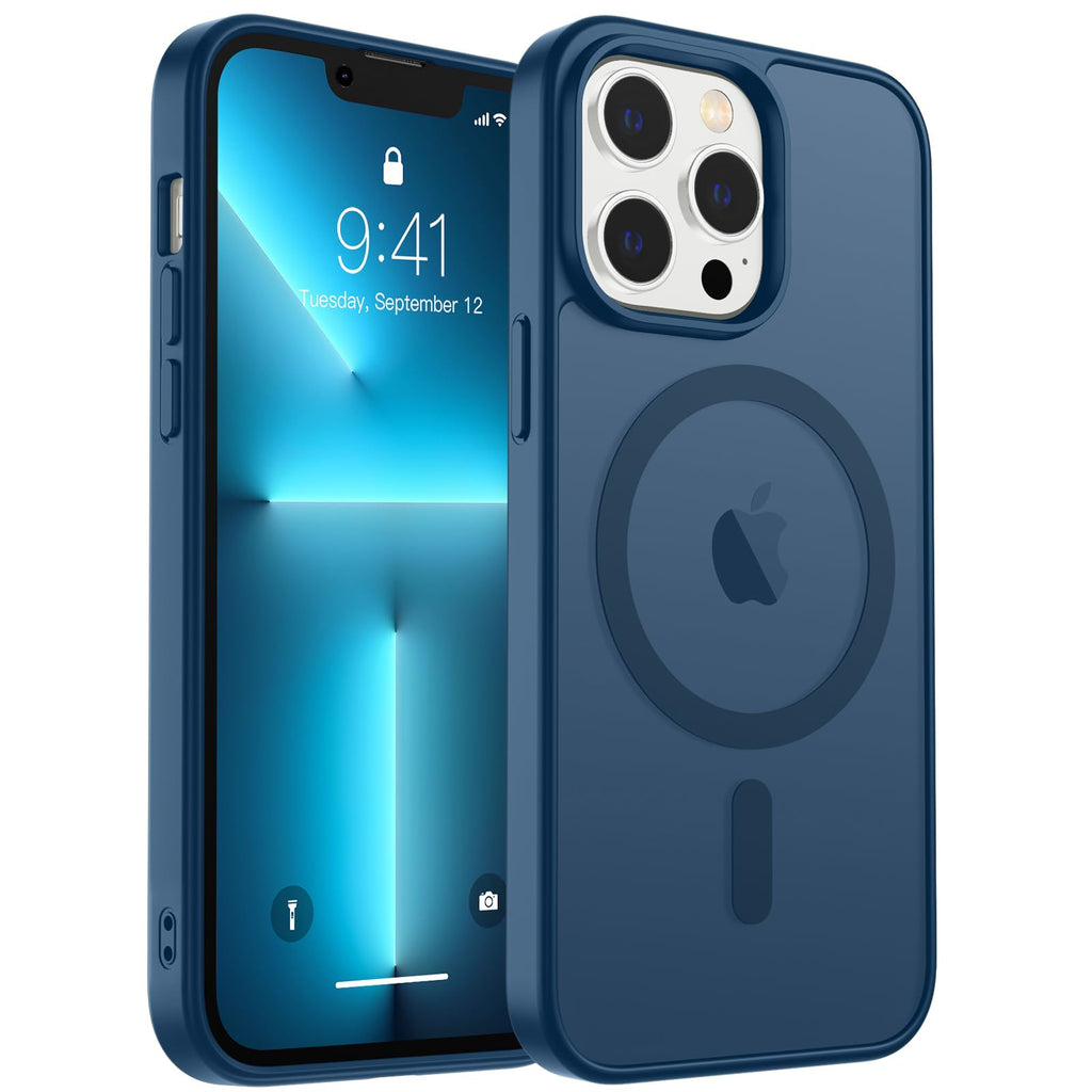 Magnetic iPhone 13 Pro Max Case Dark Blue I96864