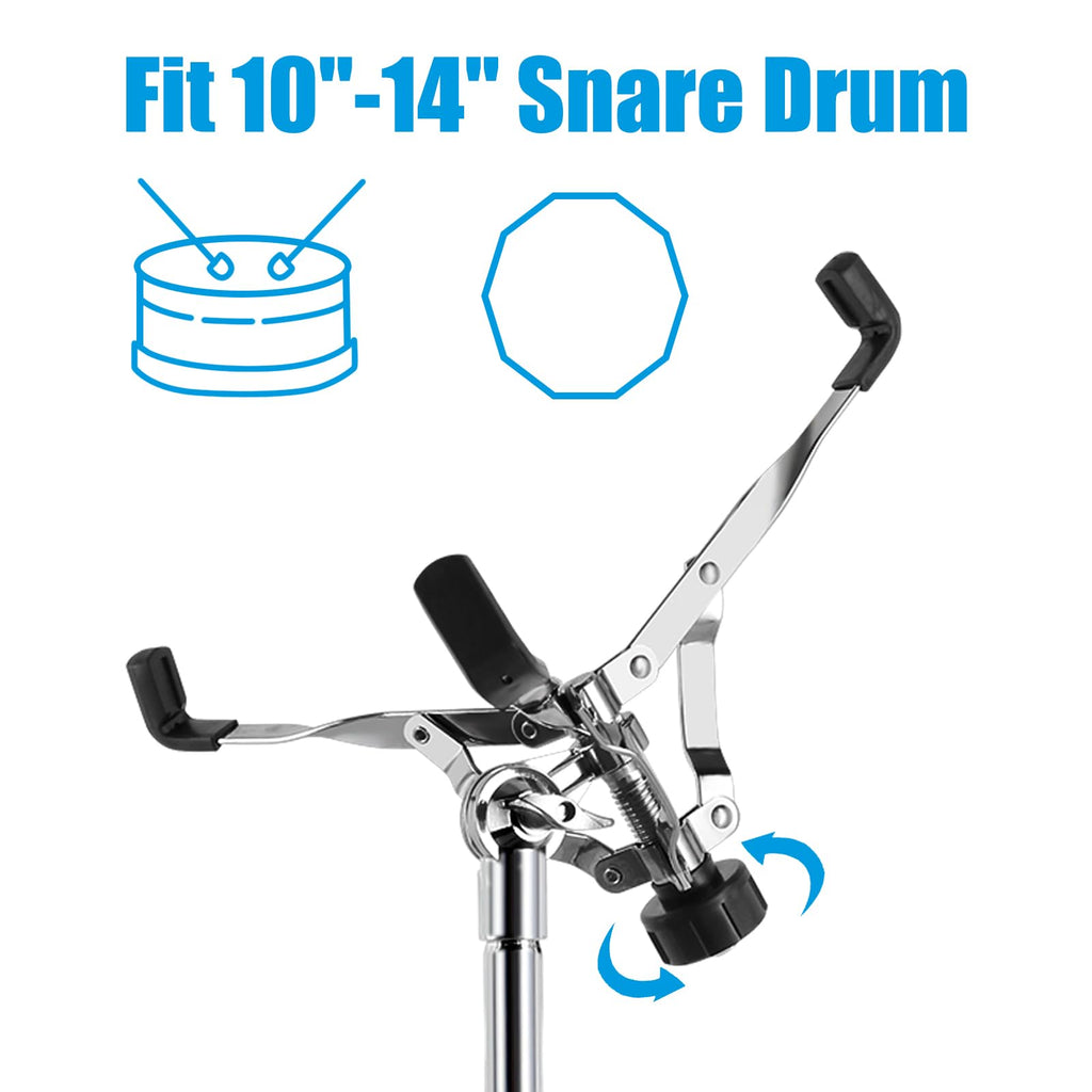 Height Adjustable Double Braced Snare Drum Stand C23362