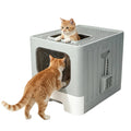 Stainless Steel Cat Litter Box with Lid L20362