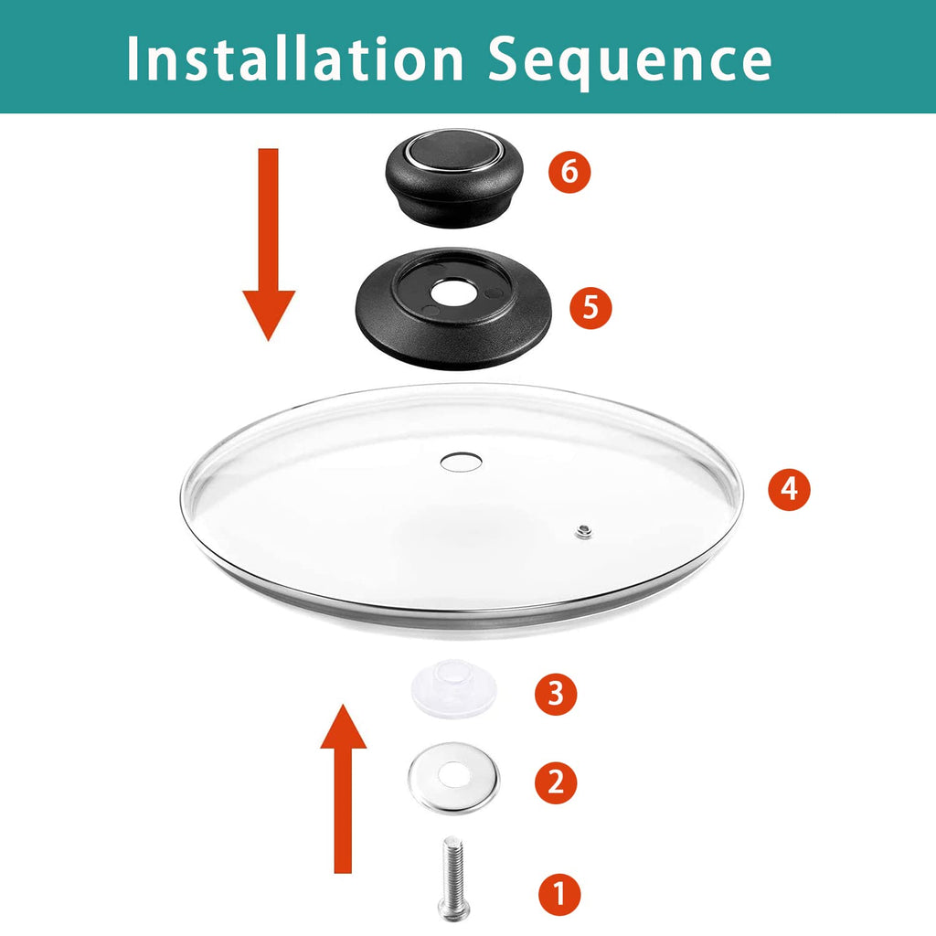 12 Inch Tempered Glass Pan Lid W23224
