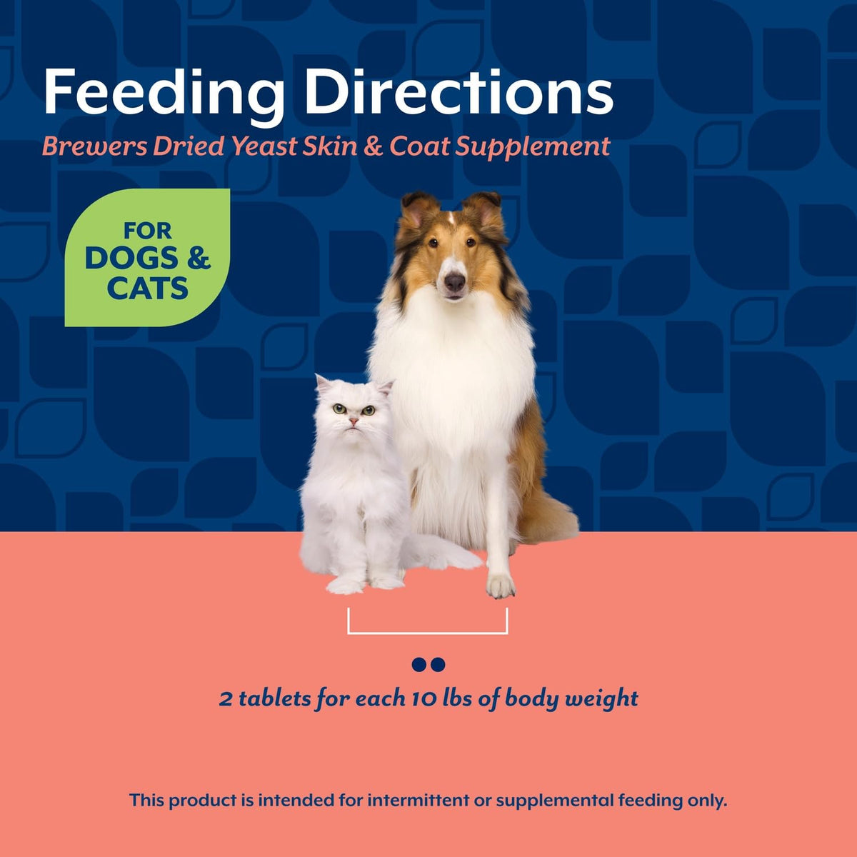 Brewer's Dried Yeast Chewable Tablets with Omegas for Dogs & Cats T68419
