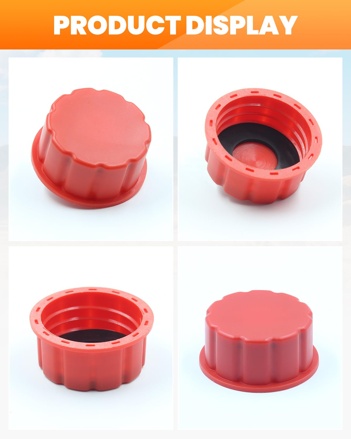 Red 5 Gallon Gas Can Replacement Caps Y45253