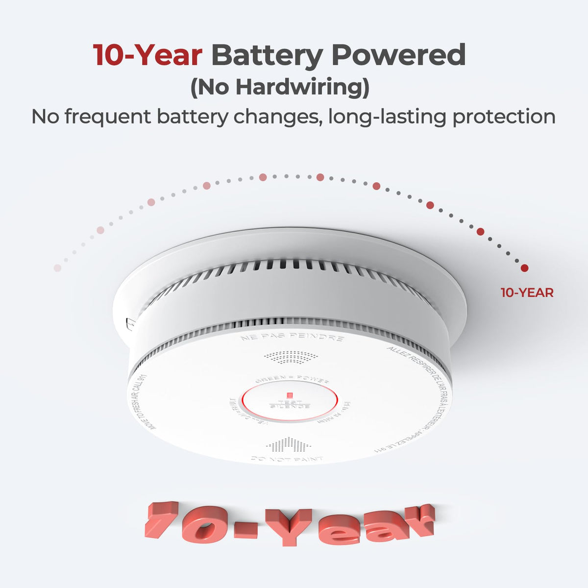 Smoke and Carbon Monoxide Detector Combo 1 Pack I158