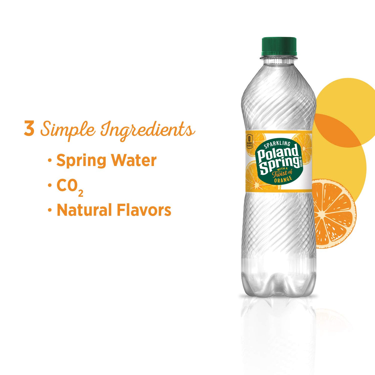 Sparkling Water Orange 16.9 oz Bottles Pack of 8 R561980