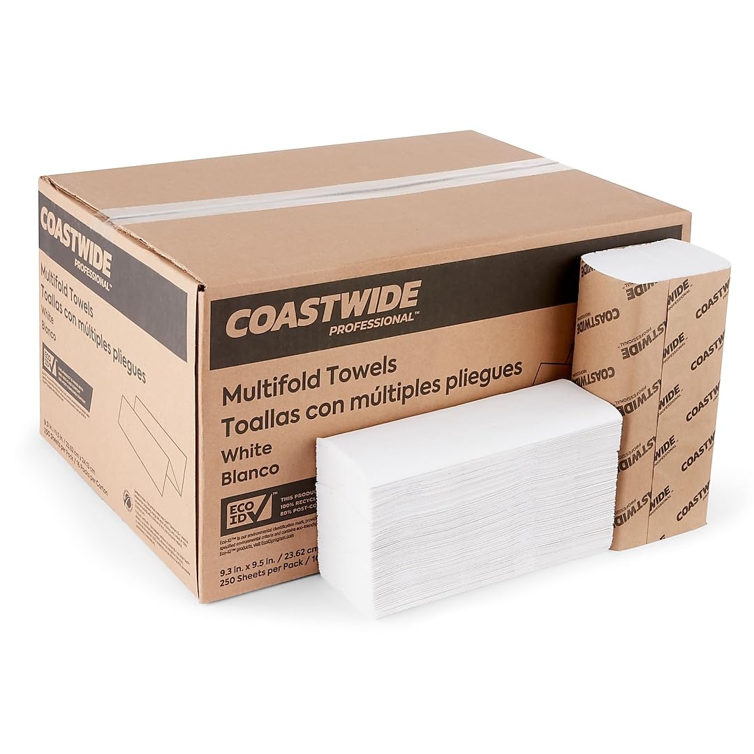 Recycled Multifold Paper Towels, 16 Packs M3097