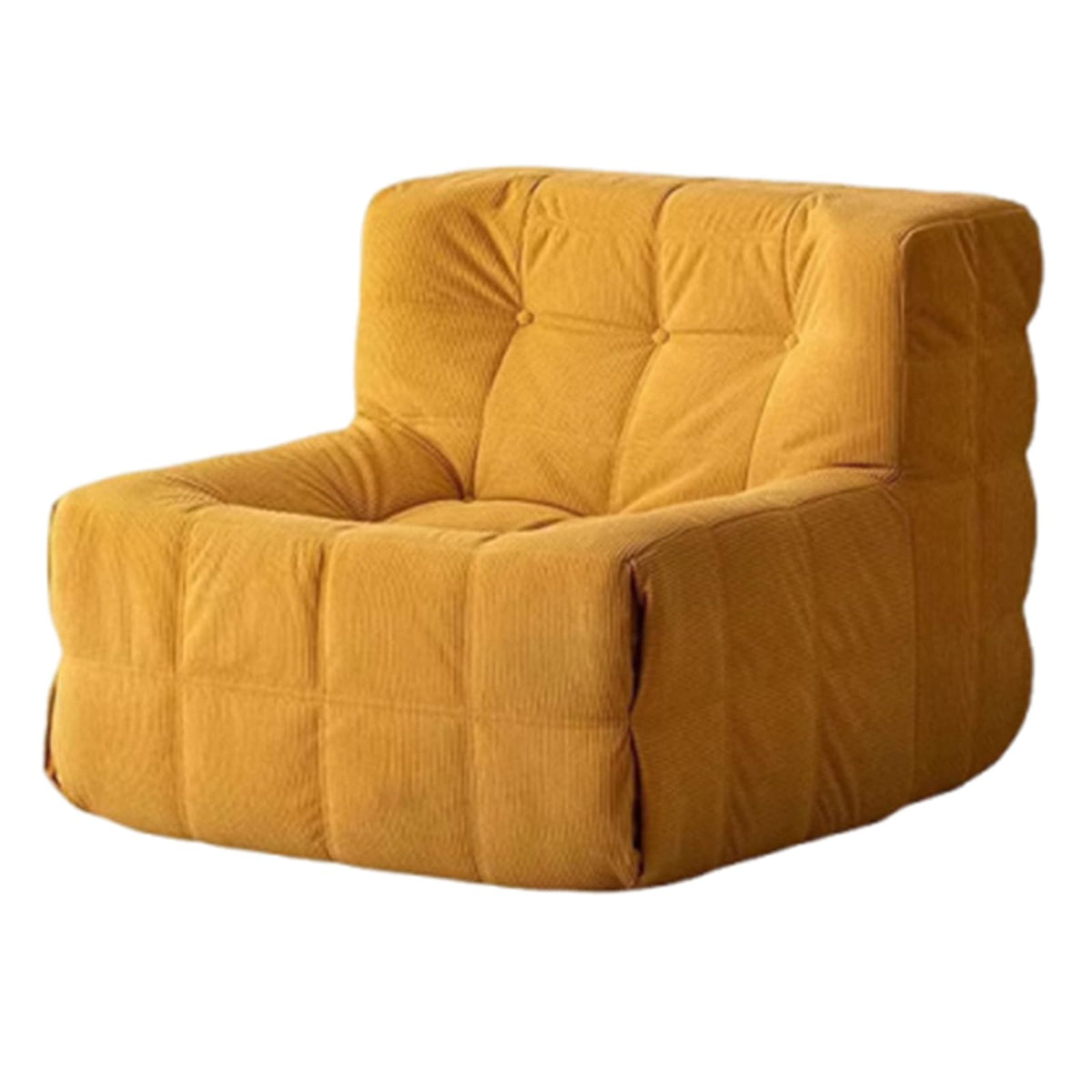 Yellow Corduroy Bean Bag Chair S23037