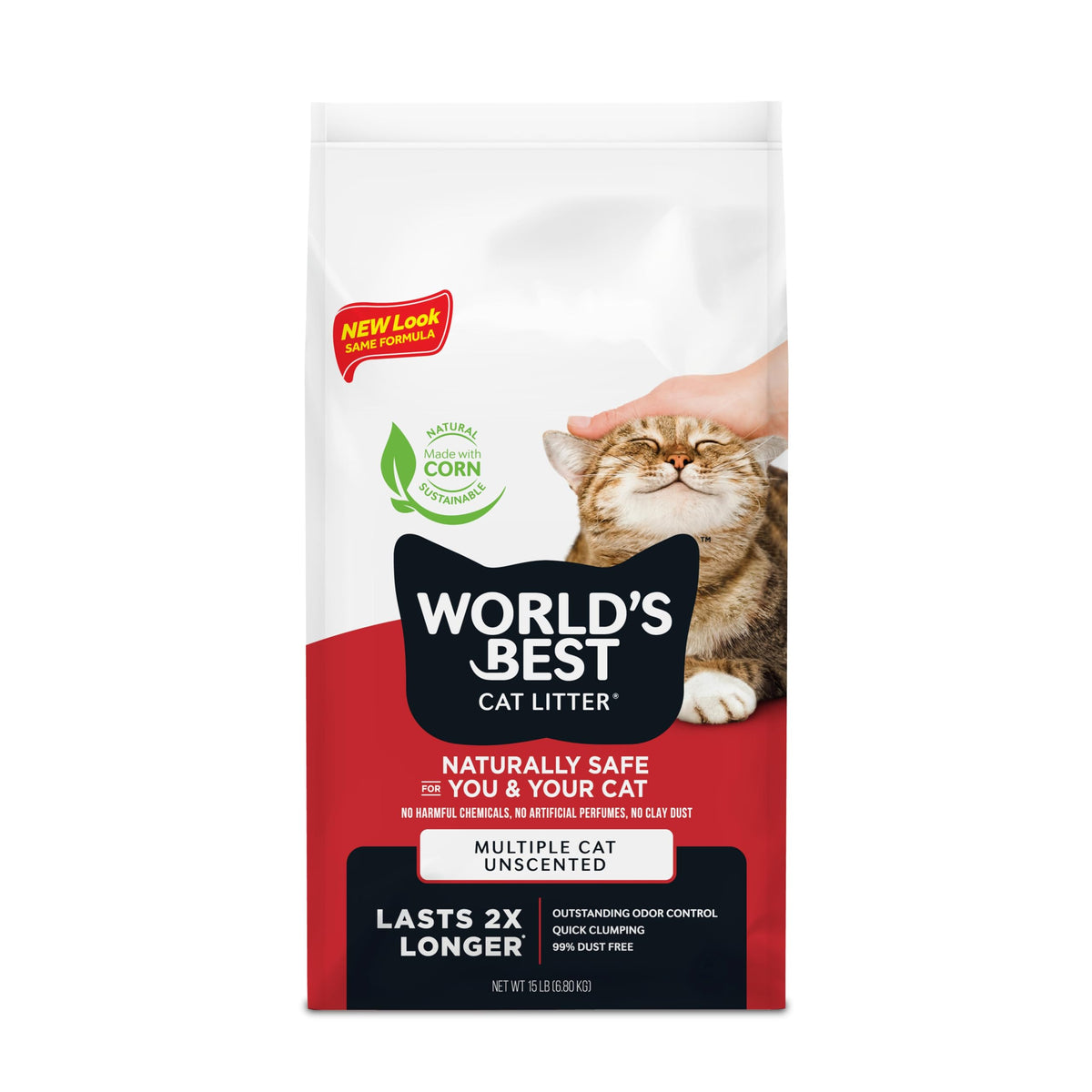 Unscented Cat Litter 15 lb Bag U683