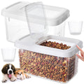 2 Pack 11 Lbs Airtight Dog Food Storage Container with Scoops I2703