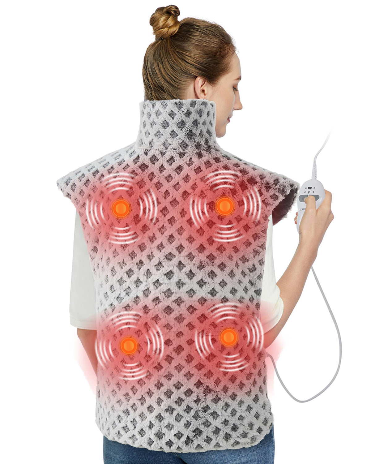 4 Massaging Heating Pad D4179