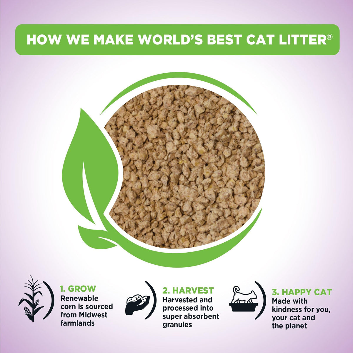 Lavender Cat Litter 15 lb Bag M282141