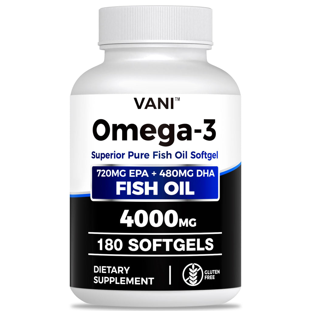 Omega 3 Fish Oil 4000mg 180 Softgels EPA & DHA H198480