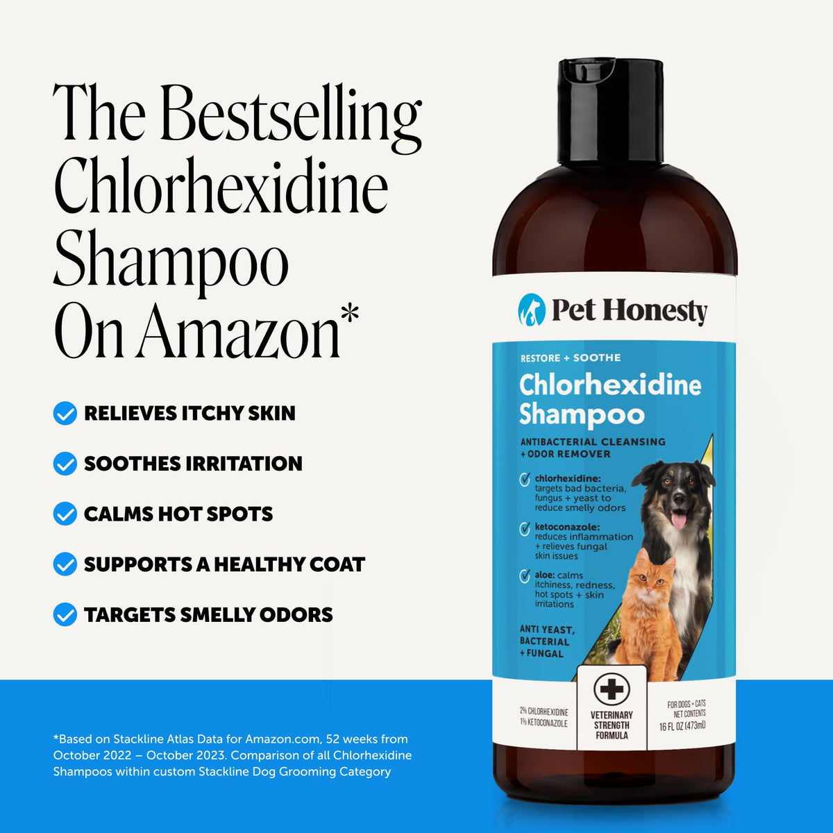 Chlorhexidine Dog Shampoo 16oz Z5256
