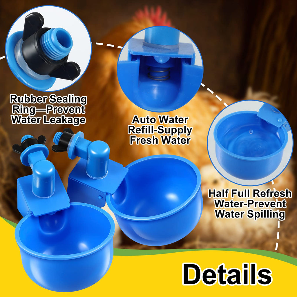 50 Pcs Chicken Waterer Cup O772244