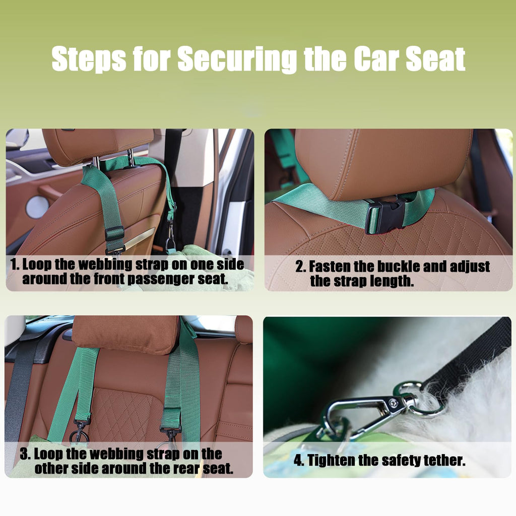 2-in-1 Dog Car Seat J6441