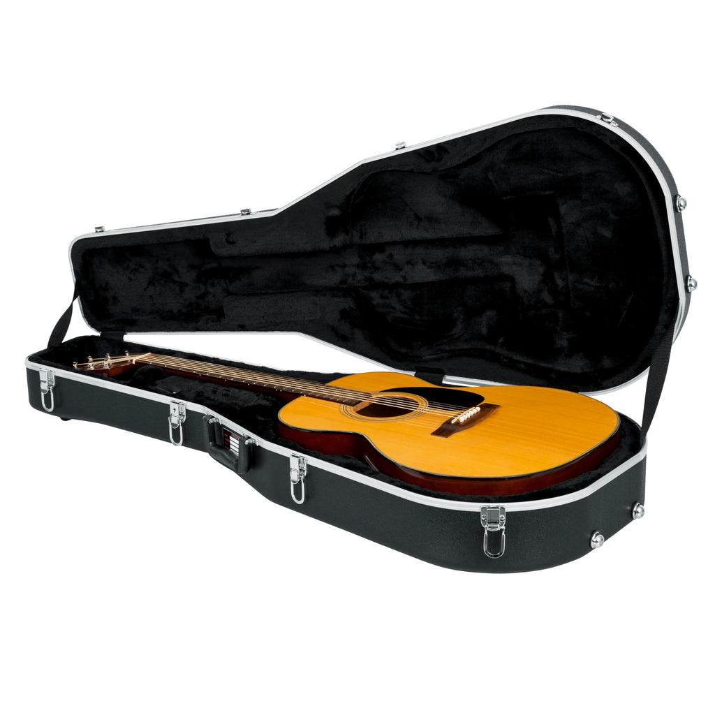 Lightweight ABS Molded Case for Dreadnought Acoustic Guitars S48607