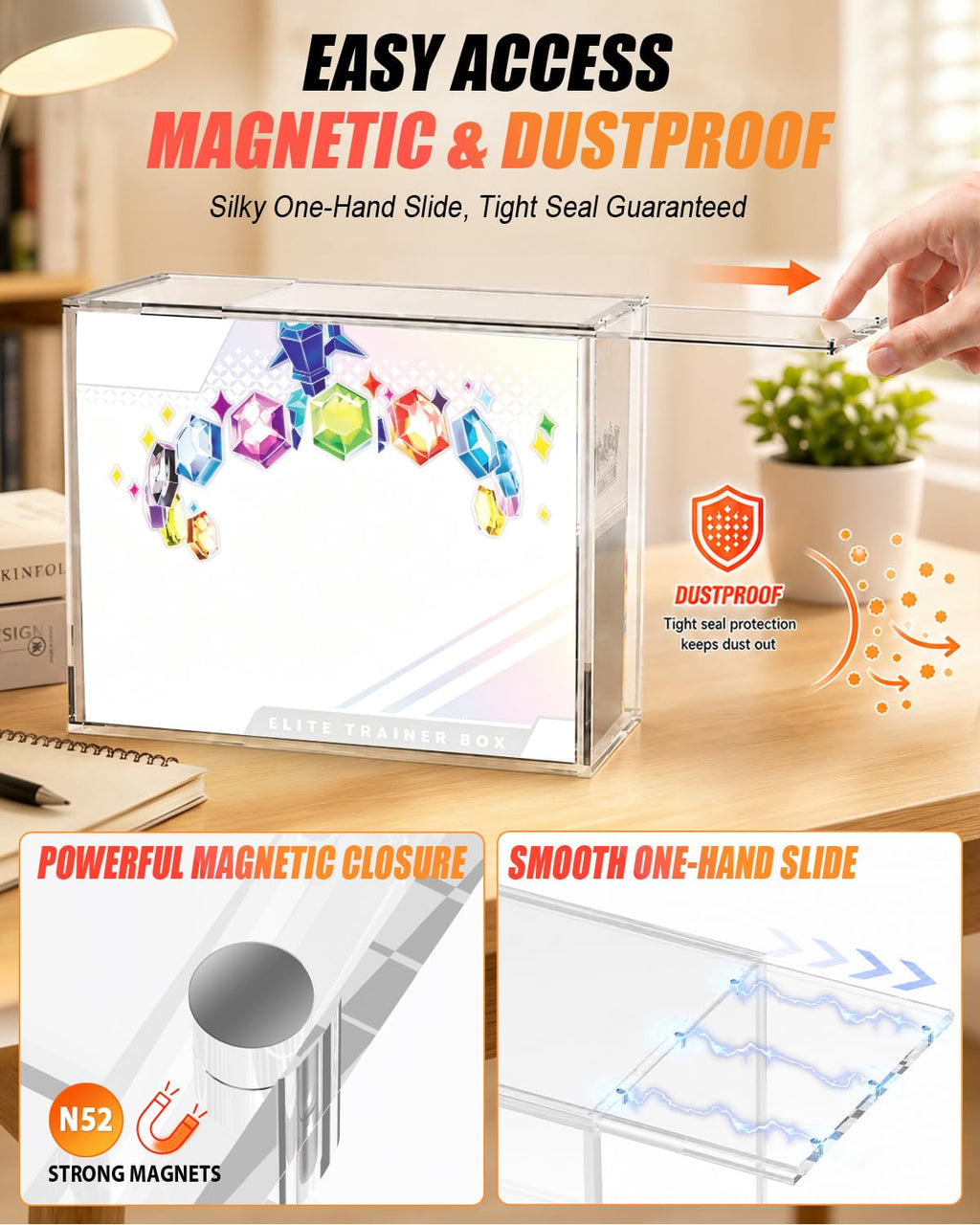 Acrylic ETB Protector Case 3 Pack S4888