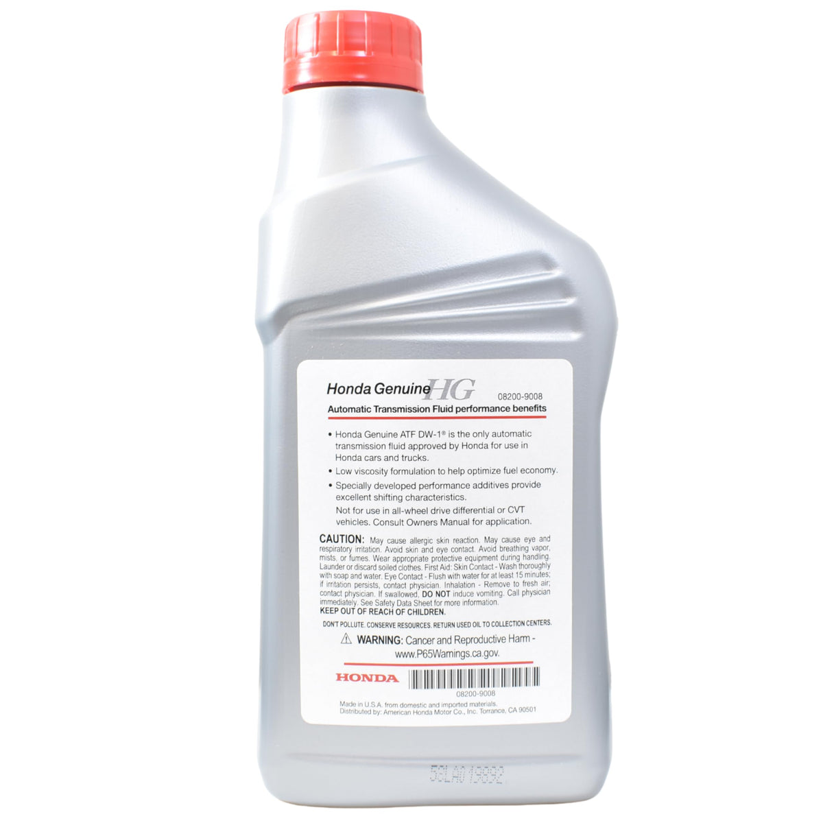 Automatic Transmission Fluid 1 Quart B4307