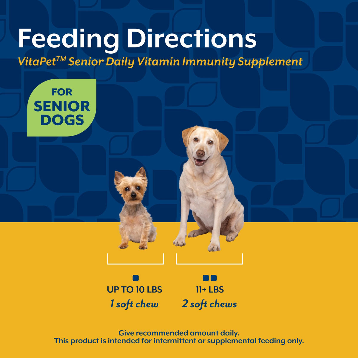 Senior Daily Vitamin Dog Supplements 120 Ct O4106
