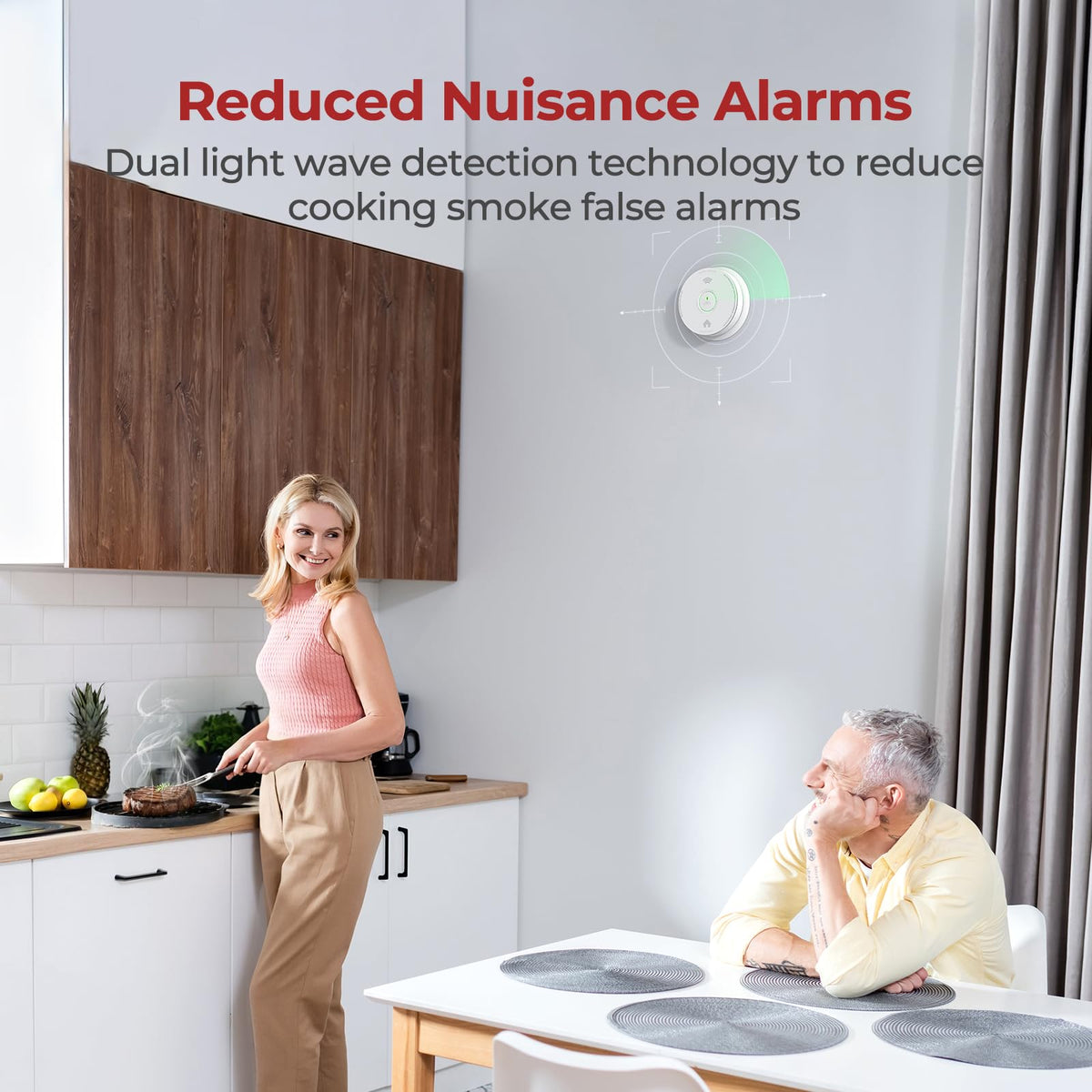 Smoke and Carbon Monoxide Detector Combo 1 Pack I158