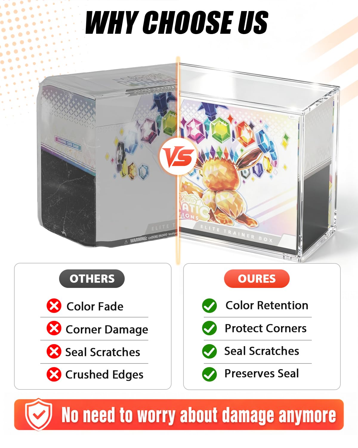 Acrylic ETB Protector Case 3 Pack S4888