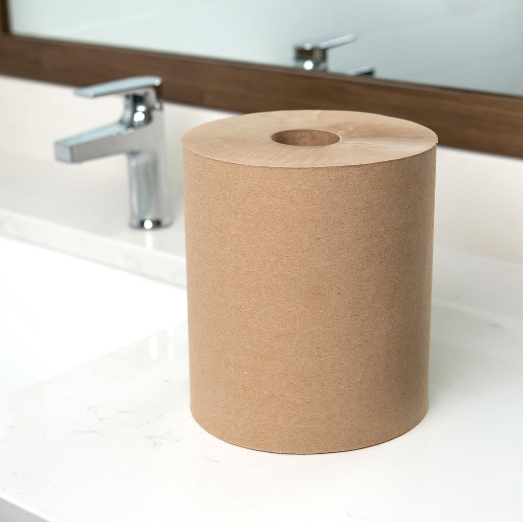 Natural Hardwound Paper Towels, 6 Rolls N80072