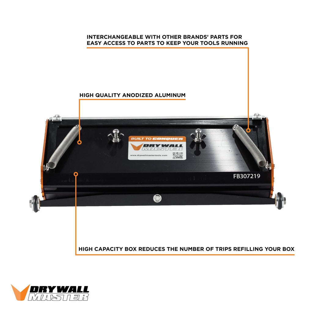 10" & 12" High Capacity Flat Box Set with Pump, Filler, and 42" 180 Sure-Stop Handle C882