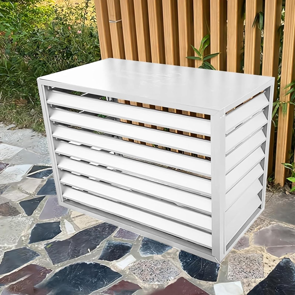 Aluminum Mini-Split Condenser Cover F7296