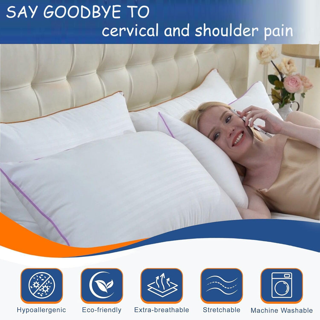 King Size Down Alternative Pillows Set of 2 H340