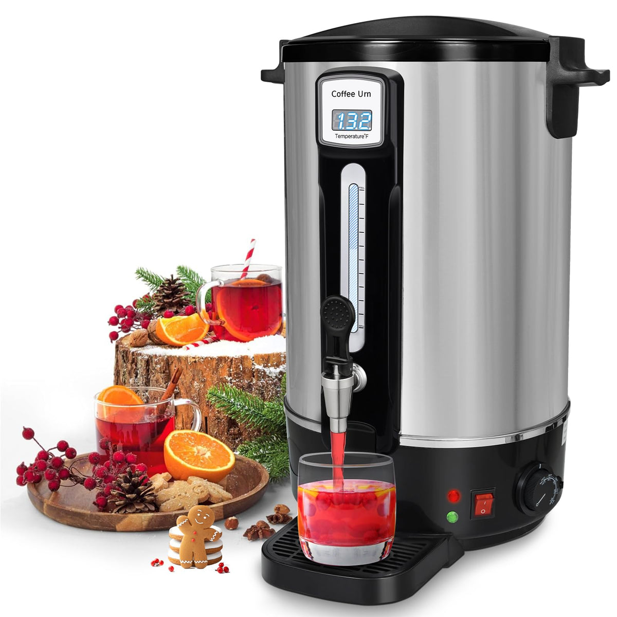 50 Cup Stainless Steel Coffee Urn S2555