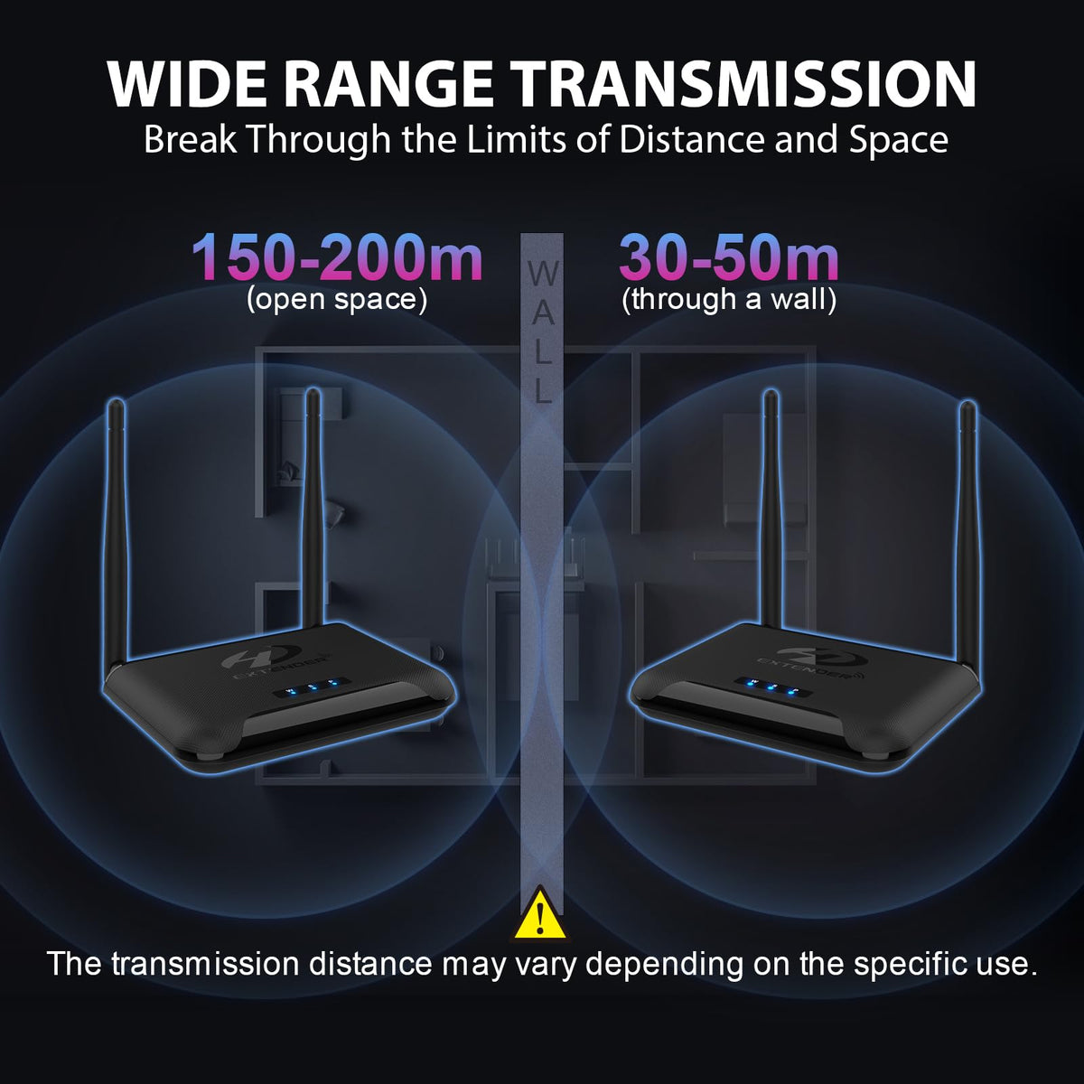 Wireless HDMI Transmitter and Receiver 1080P 60HZ 200M O4060