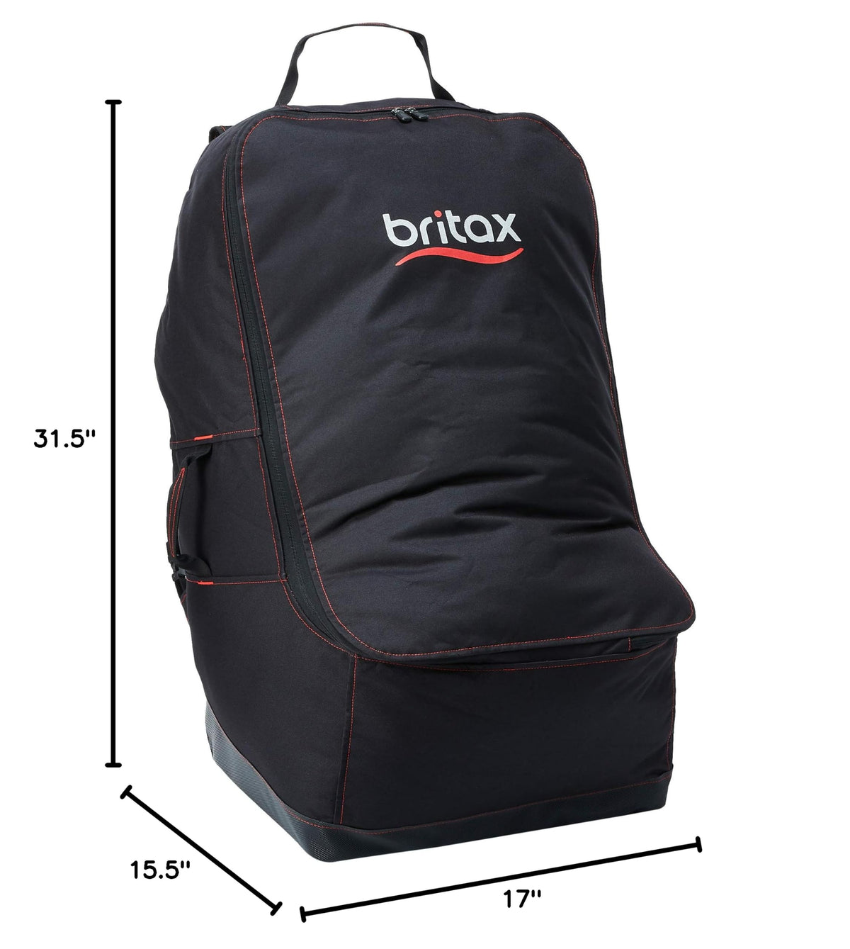 Car Seat Travel Bag with Backpack Straps and Wheels F4145