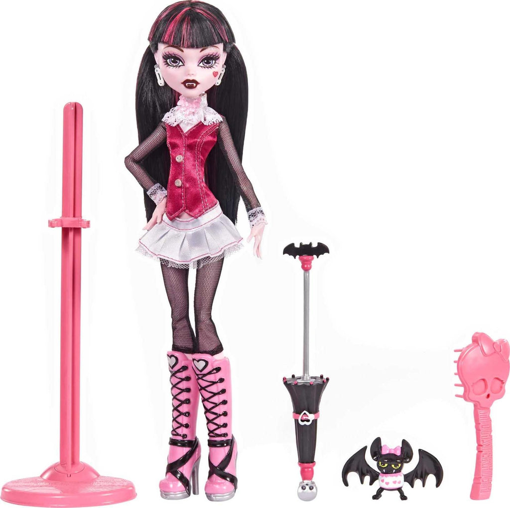 Monster High Draculaura Reproduction Doll with Pet, Display Stand & Accessories G37430